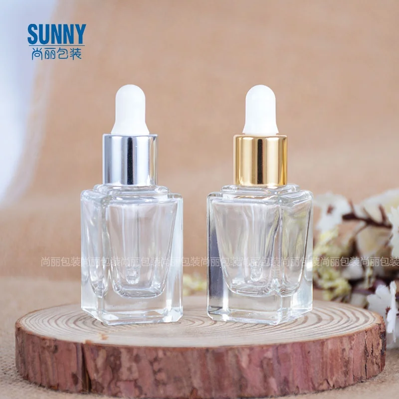 10ml clear square glass bottle car perfume glass bottle with cap