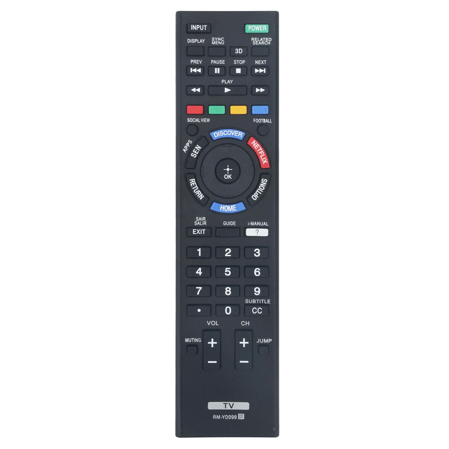 New RM-YD099 Remote Control Use For SONY LED HDTV TV KDL-55W805B KDL-65W955B remote