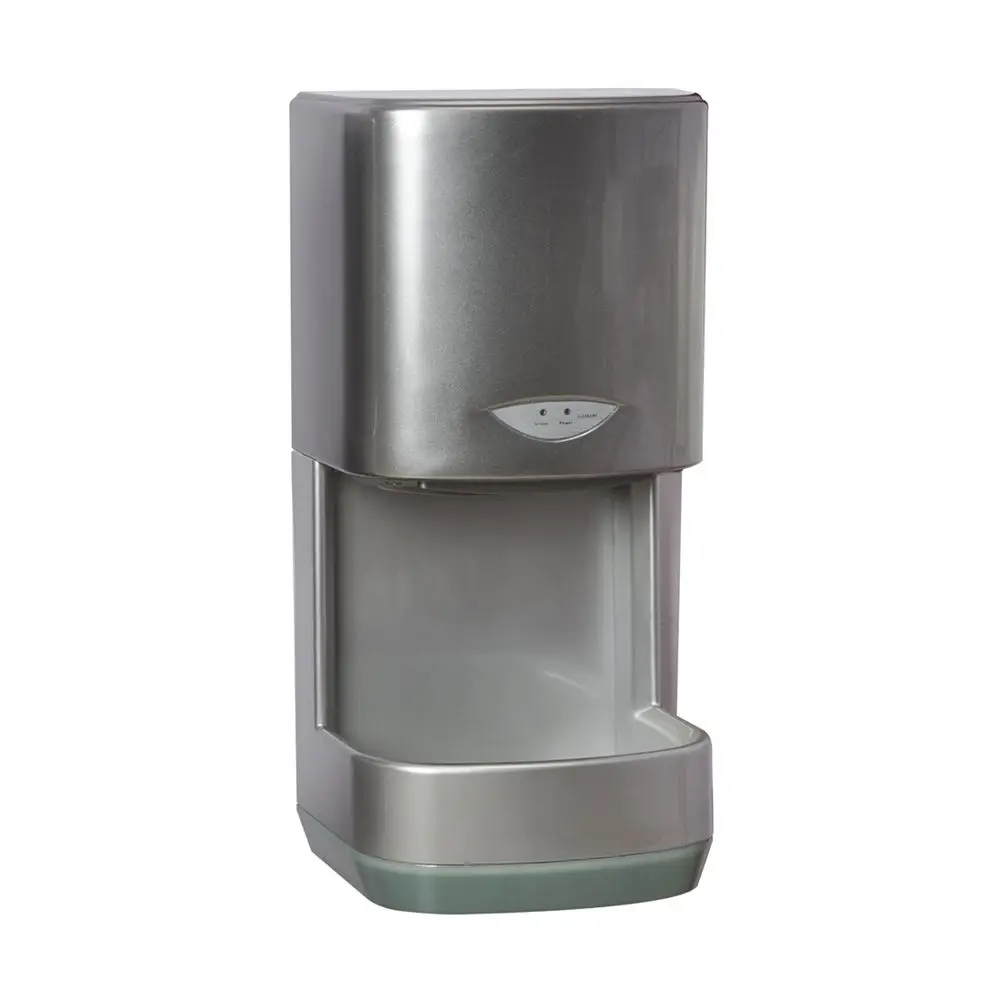 Быстросохнущая сушилка для рук ванной комнаты серого цвета из АБС-пластика 1000 Вт с капельным