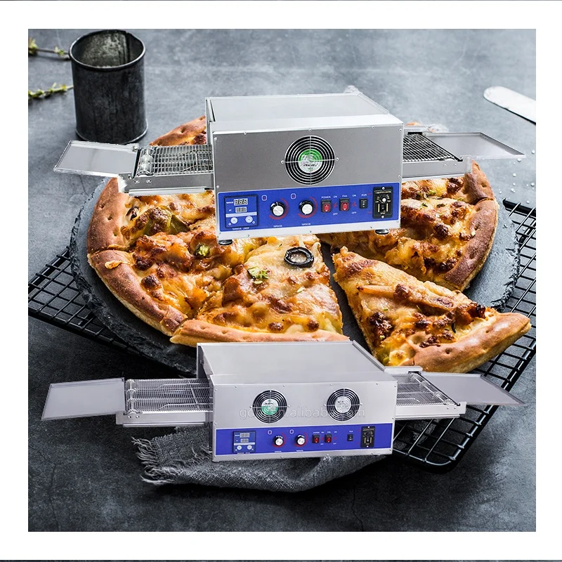 Henglian New Product Automatic Delivery Pizza Oven Commercial Pizza Tunnel Oven Electric Pizza Machine
