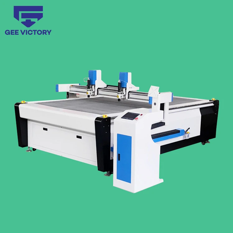 Cnc corrugated cardboard  paper box sheet cutting machine cutter
