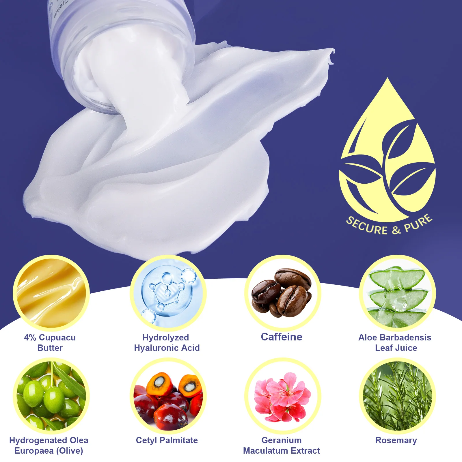 YECUCE Wholesale Advance Women Neck Firming Cream Hydrating Anti Aging Wrinkles Neck Lift Cream for Tightening and Firming