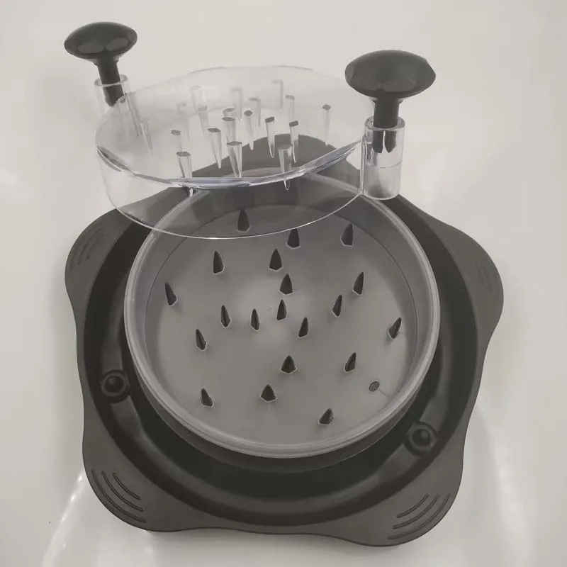 Large Meat Shredder Machine Visible Hand-Shredded Chicken Tools with Detachable Plate