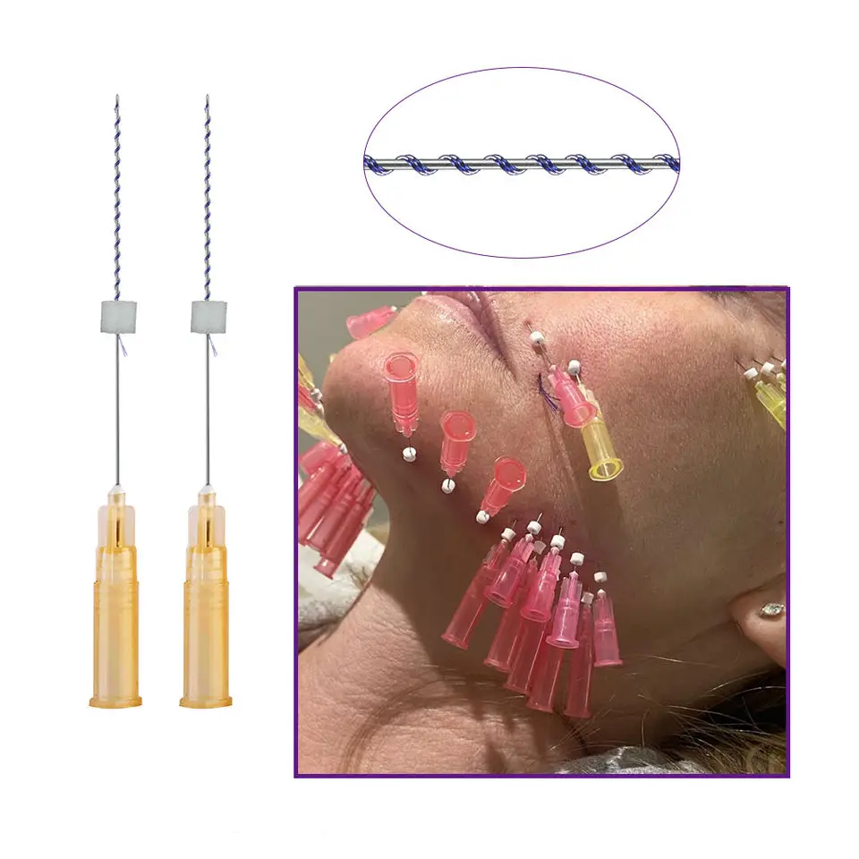 Simple Operation 30g 25mm Neck Skin Tightening Face Lifting Hilos Tensores Mono Screw Pdo Thread