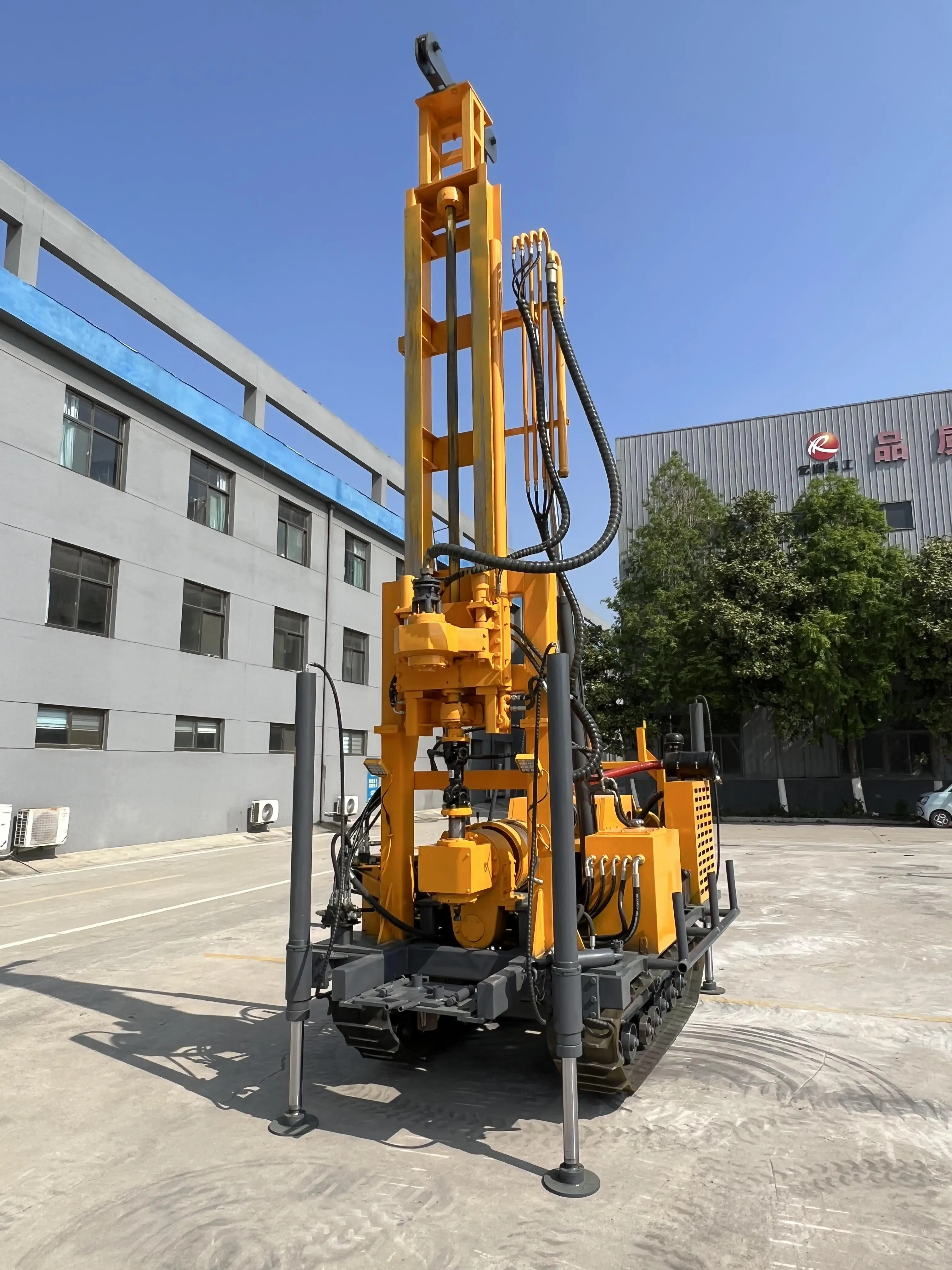 Water pneumatic dual-purpose drilling rig 200m Hydraulic Water Well Rotary Drilling Rig