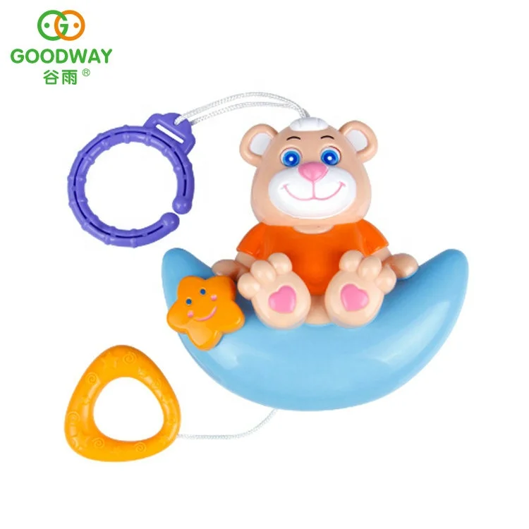 
High Quality Nontoxic Cute Soothing Series Baby Toy for Infant Funny Pull Bell 