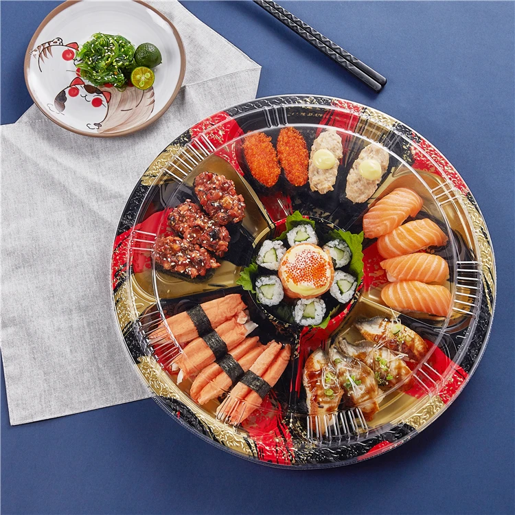 Plastic Disposable Round Transparent Plate