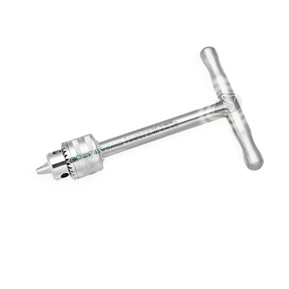 Orthopedic T Handle Drill with Key Veterinary Instruments