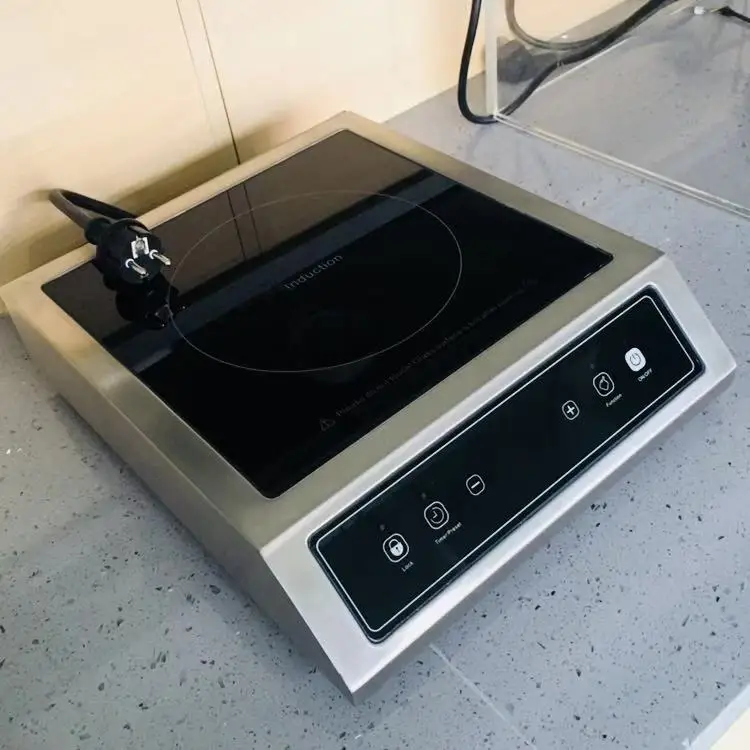 220V 3.5KW CE Durable 300KG Loading Capacity Portable Commercial Induction Cooker