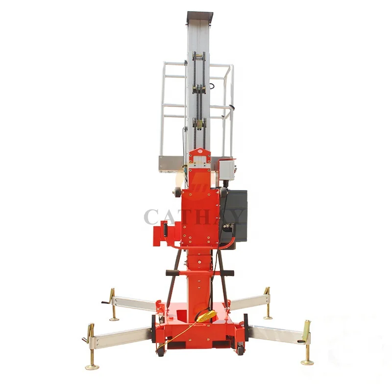 Equipment Electric Man Ladder Hydraulic Lifting Machine For Construction