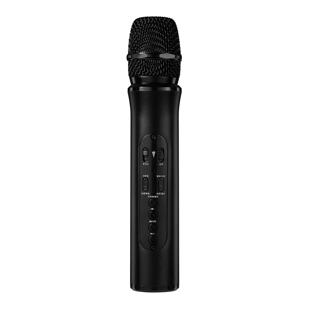Professional Wireless Microphone Speaker Handheld UHF Karaoke Mic Music Player Singing Recorder