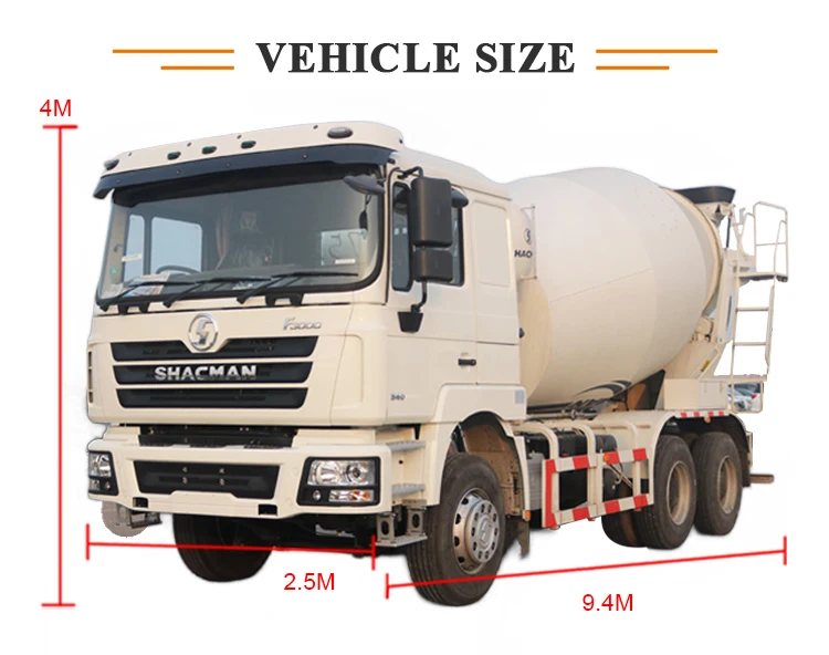 Высококачественный смеситель для бетона Shacman F3000 6x4 бетономешалка Hvdraulic