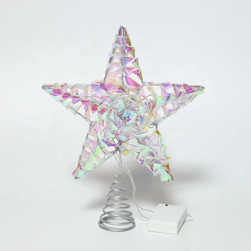 Christmas lights Luminous ornament Christmas decorations pentagram Party supplies Custom design Decoration supplier