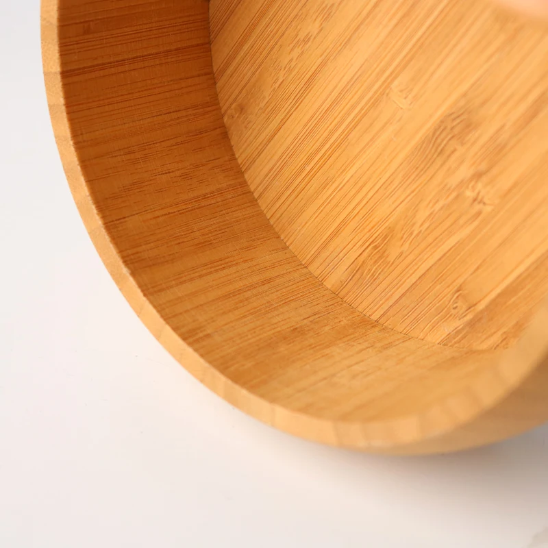 Multifunctional Eco Friendly Handmade Bamboo Wooden Creative Customized Christmas Vegetable Salad Bowl