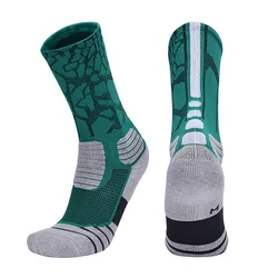 Basketball Crew Socks Athletic Custom Roller Skate Sport Socks Mid Calf Breathable Basketball Training Socks