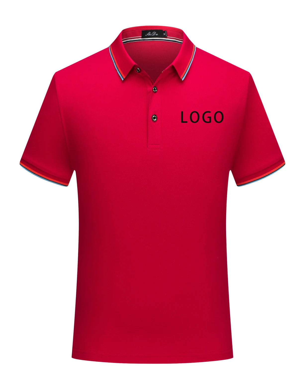 Custom Printing Logo Design Pure Cotton Polo Shirts Men Women Unisex Polyester Short Sleeve Shirts