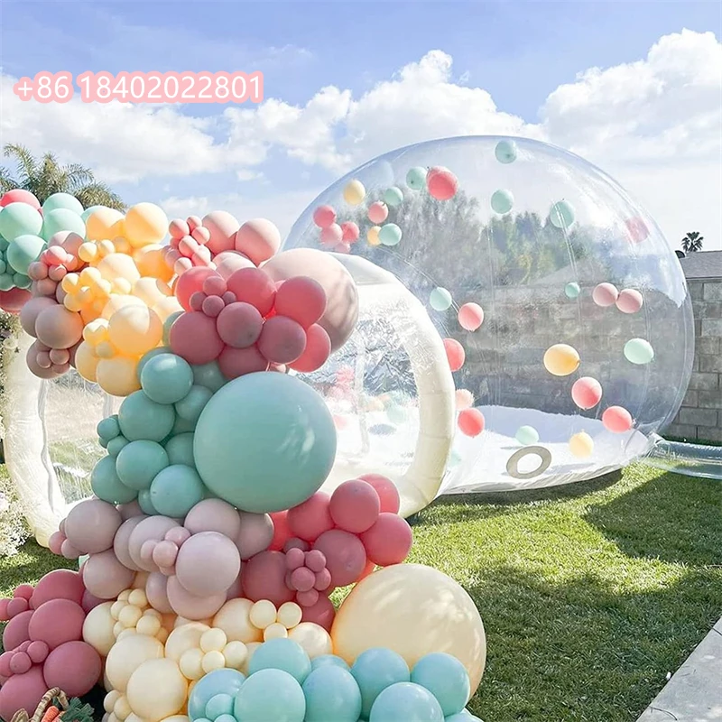 Commercial bubble house inflatable transparent bubble house for balloons