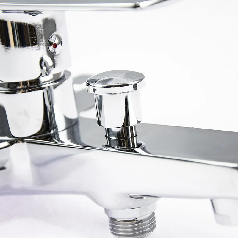 Brass Chrome Plated 35mm Ceramic Cartridge Hot Cold Water Mixer Bath Shower water faucet bubbler