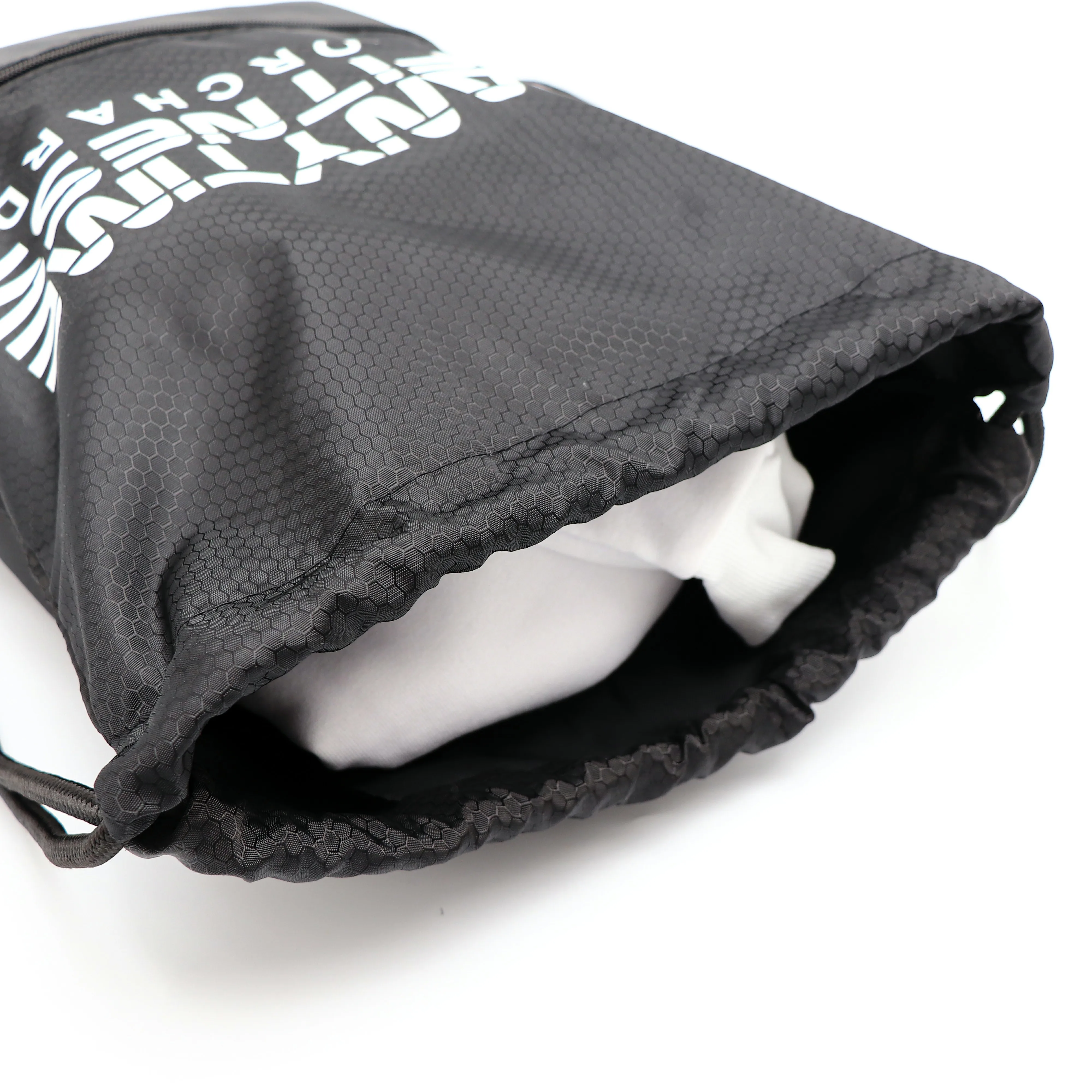 Eco-friendly nylon polyester draw string bag fitness backpack sport gym drawstring backpacks bags with custom print logo