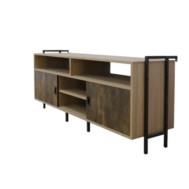 New Modern Cappelletti Steel And MDF Floor Standing Simple TV Floating TV Stand For 60 Inch  With Aquarium