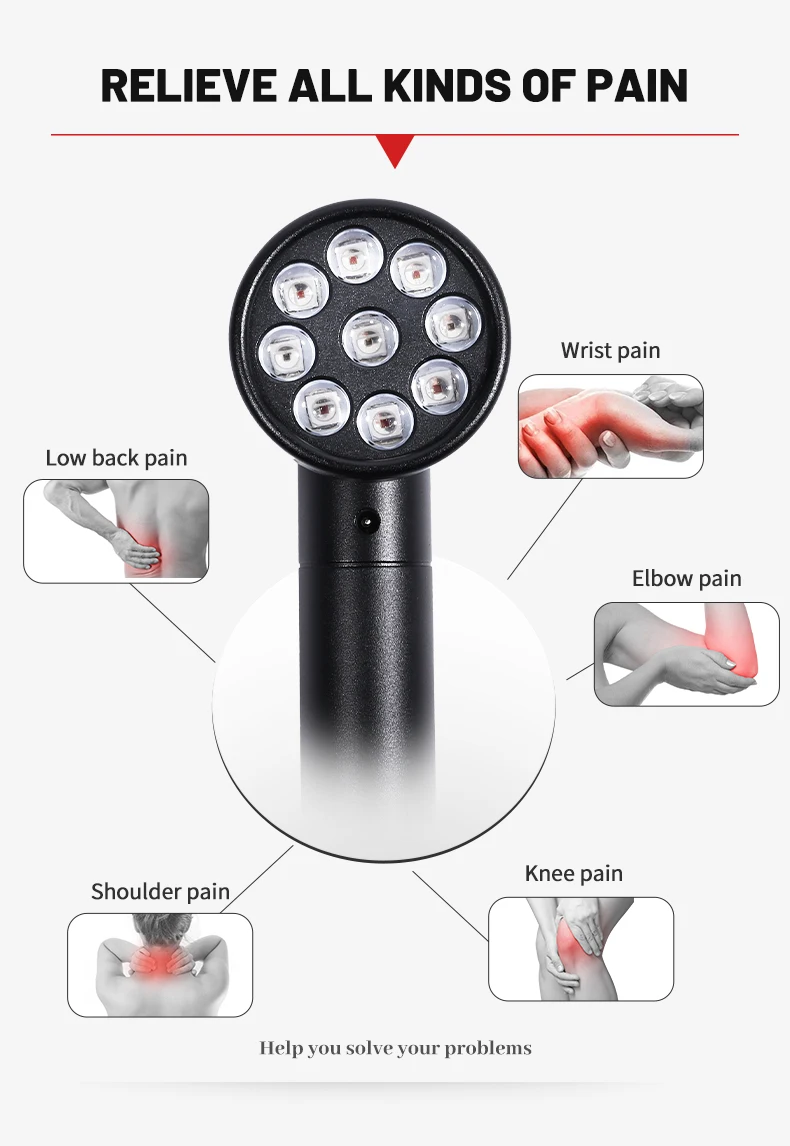 Supersred 2022 new product Handheld beauty Spa skin whiting portable red light therapy lamp for skin