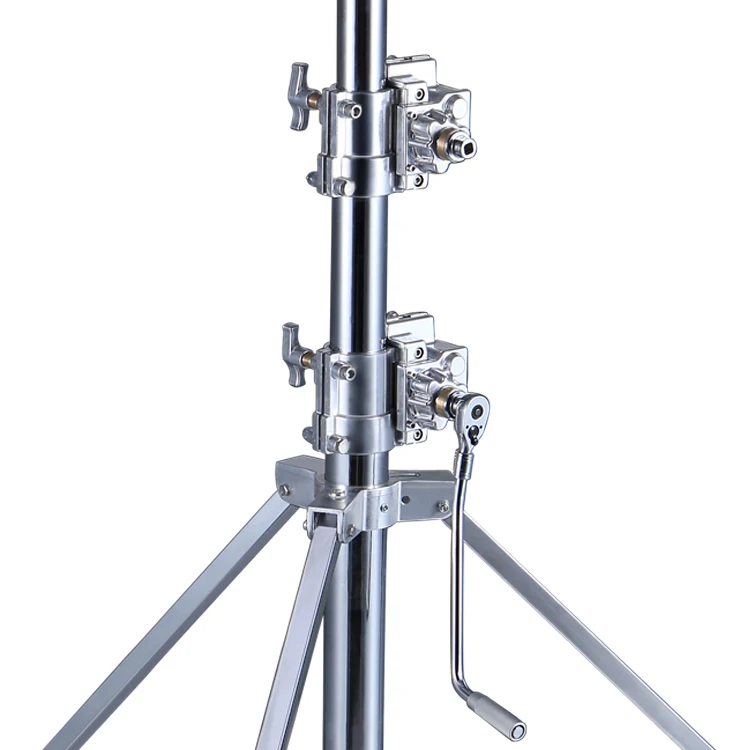 3.45m heavy duty stainless steel camera shooting accessories studio tripod photography stand