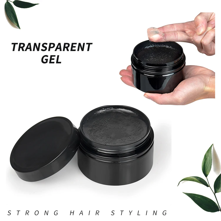 Extra firm  eco styler gel shine n jam hair gel Cera para el cabello edge control strong hold for african hair