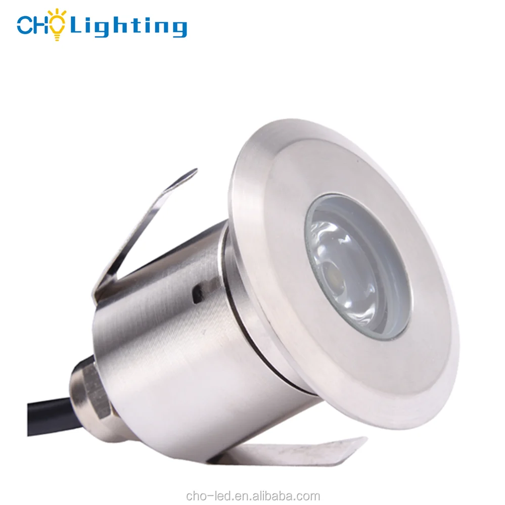 3w rgb multi-color IP68 waterproof stainless steel led underground buried swimming pool light 12v 24v