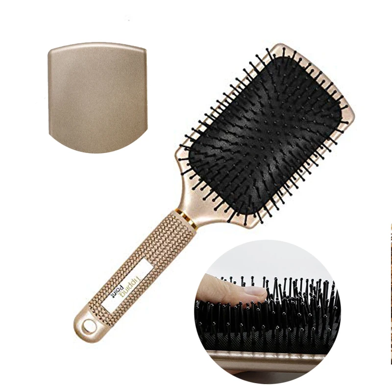 Hot-selling boar bristle round ceramic hair brush for women