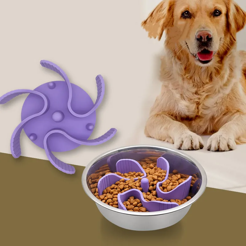 Pet slow food bowl mat for Pet bowl