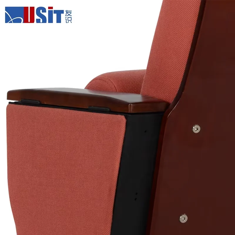 Custom Cinema Chair University Students Classroom Auditorium Theater Seating With Writing Board