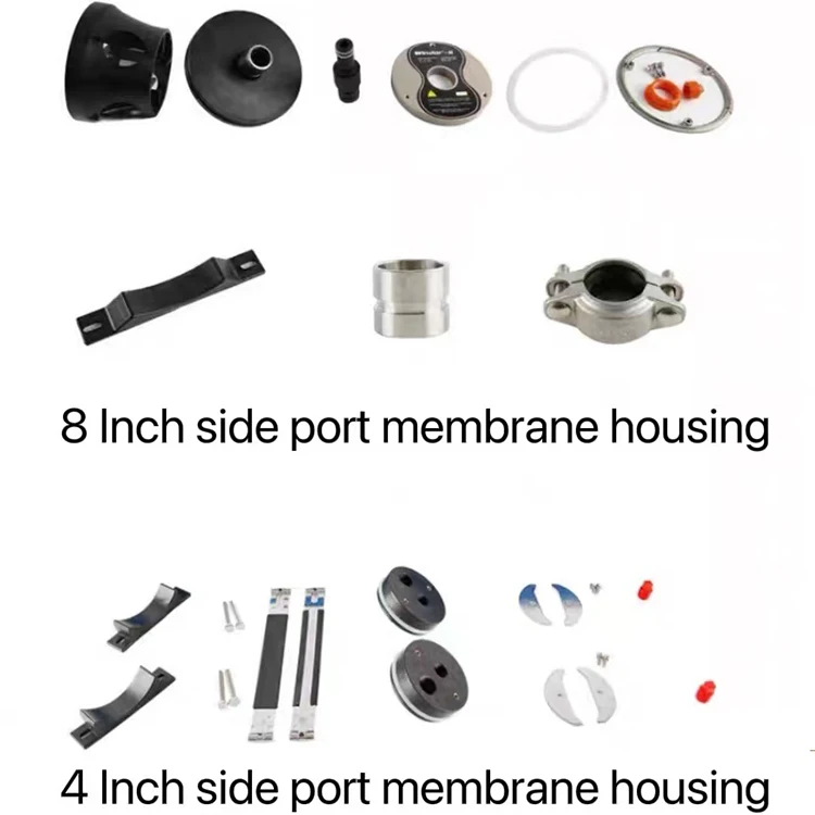 WINDER-G G80S300 G80S450 8 Inch 8040 Side Port And End Port FRP RO Water Filter Pressure Vessel Reverse Osmosis Membrane Housing