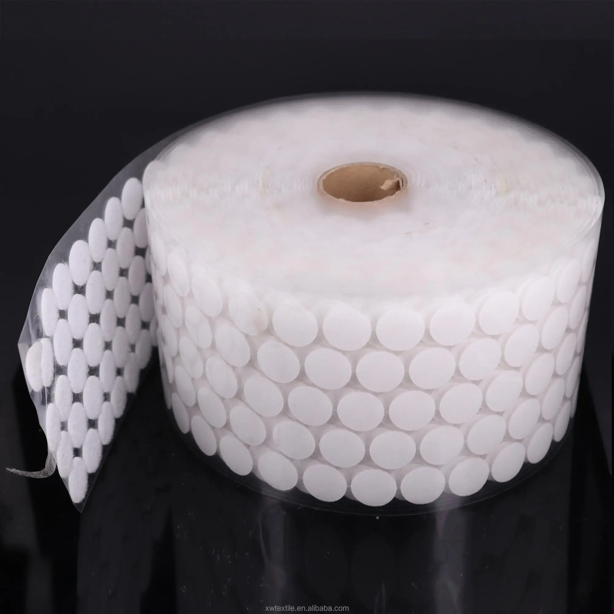 Производитель оптом OEM ODM самоклеящиеся круглые монеты обратно клеящиеся крючки и петли