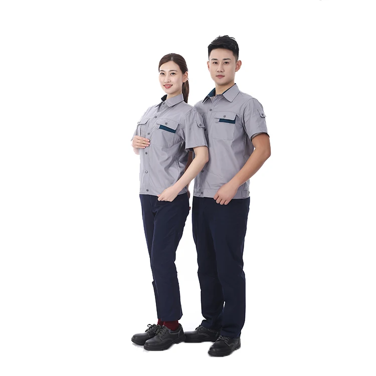 Customized Cotton Jacket and Pants Factory Working Uniforms Overall Workwear