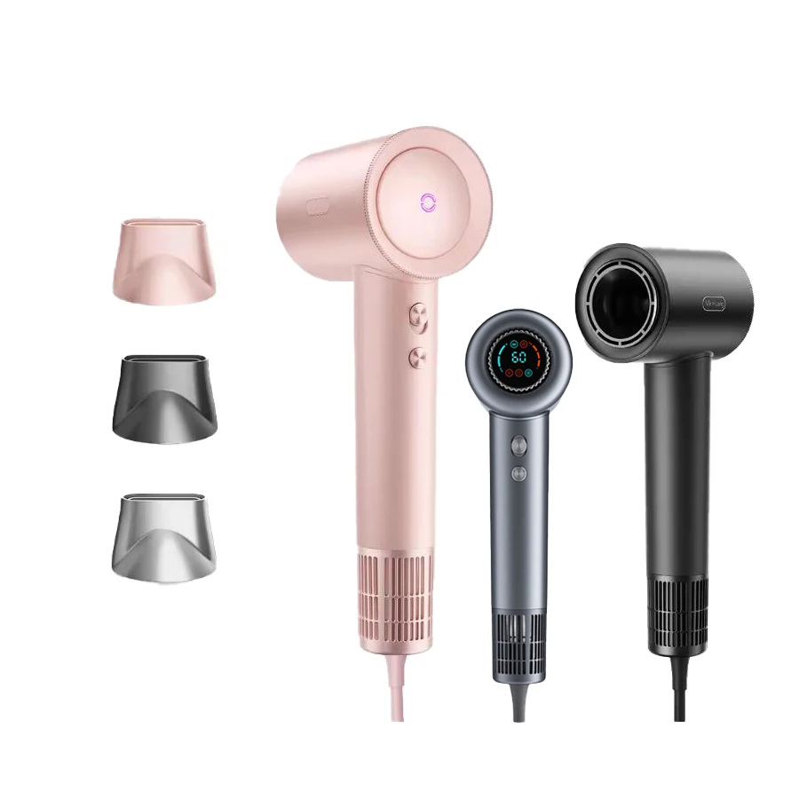 2024 Professional High Speed Hair Dryer Fast Hairdryer Hot Brush Styler 110000rpm Ionic Hair Dryer Household