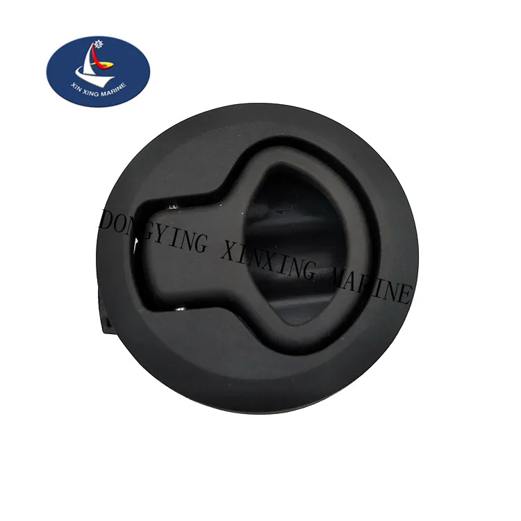 Slam Latch Hatch Plastic Round Flush Pull Latch for RV Boat Marine Deck Hatch