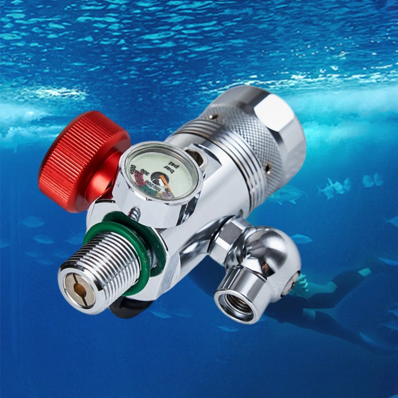 factory supply aluminum scuba gas cylinder cylinder for scuba diving hot sale diving gas cylinder 1.0L