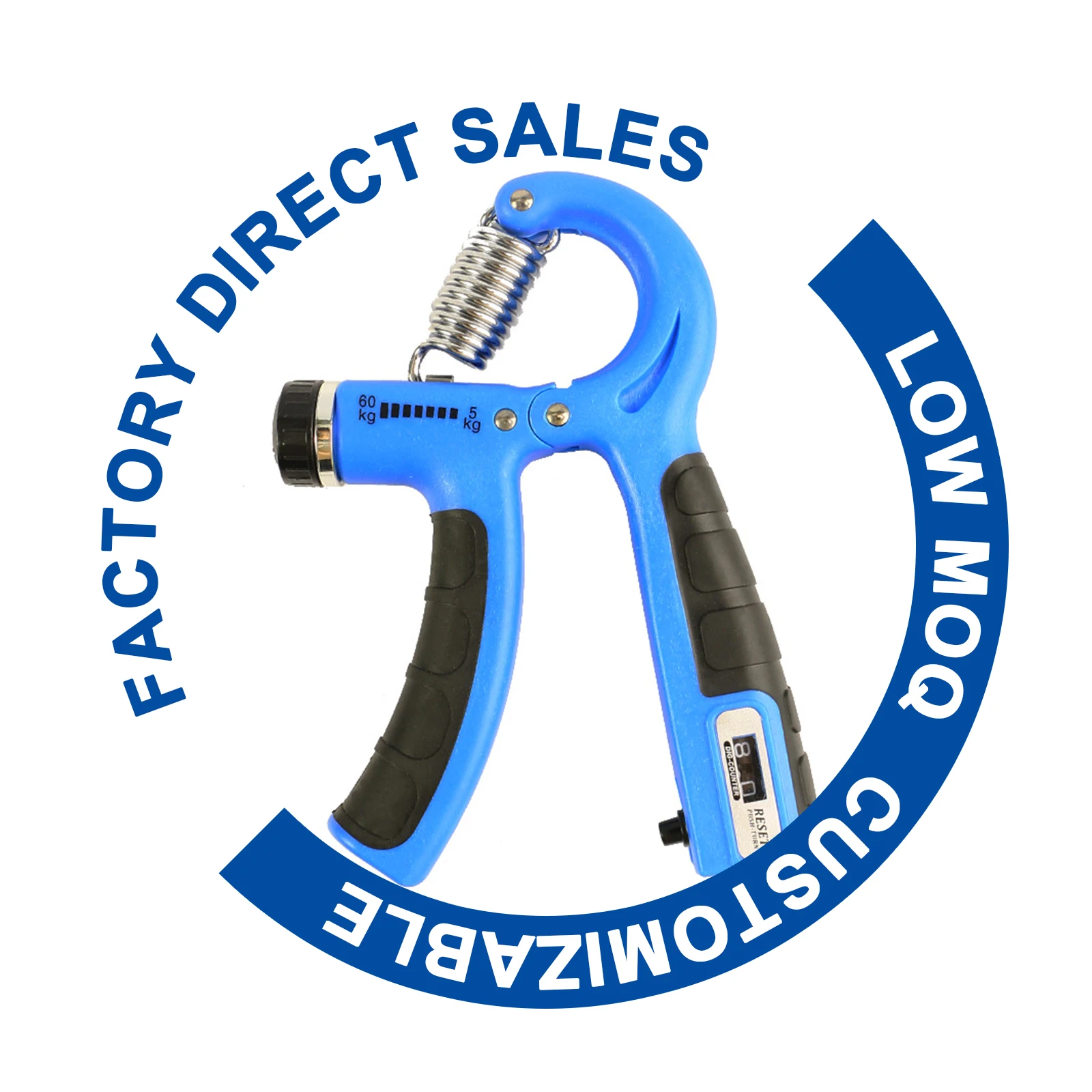 Hand Grip Grips Metal Gym Hand Gripper with Counter Strengthener Set Forearm Wrist Training Hand