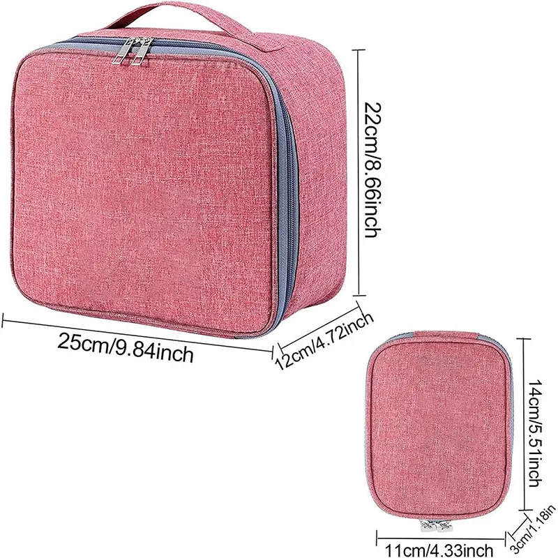 Large Capacity Document Storage Bag Carry-on Travel Organizing Bag Multi-function Certificate Storage Box