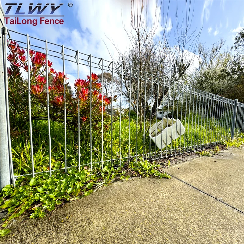 China Factory Customized Powder Coated Galvanized Mesh Wire Brc Fence For Gardens