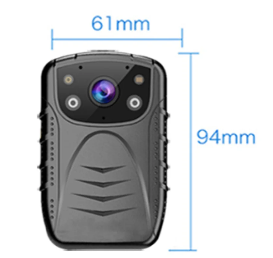 4K Body Worn Camera 16 Language Portable Wearable Video With Night Vision