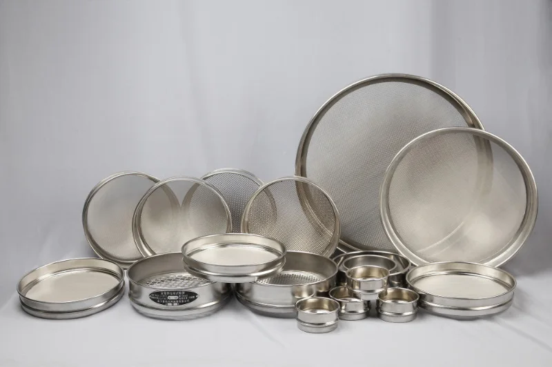 High quality 20 30 50 80 150 600 800 1000 micron stainless steel wire mesh lab test sieve lab sieve manufacturer