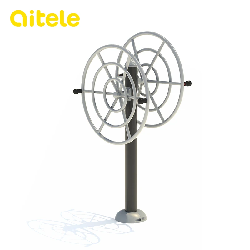 older people exercise health outdoor fitness equipment