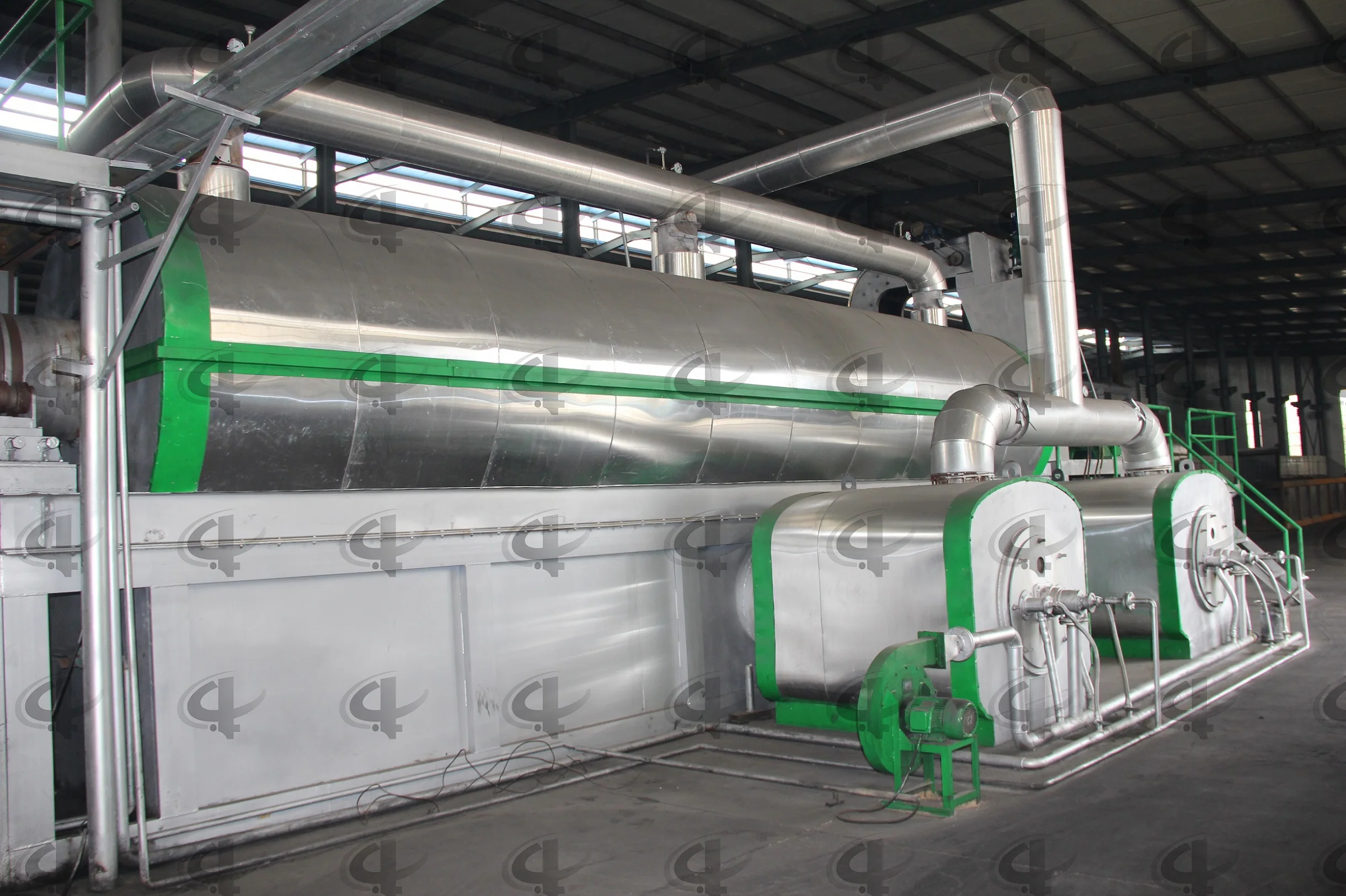 High-efficiency Continous Waste Tyre Rubber Pyrolysis Machinery