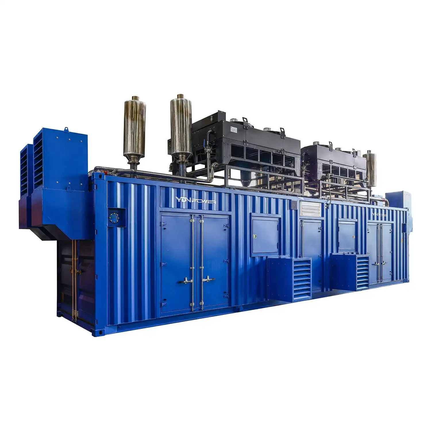 800kw/1000kVA Natural Gas/Diesel/LPG/CNG/Biogas Cummins Generator Silent Canopy (Container Style) Wet Desulfurization equipment
