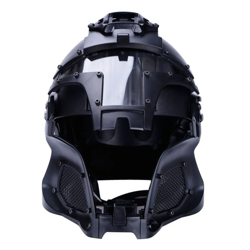 
2019 New Tactical Military Ballistic Duck Helmet Mask Hunting Shroud Transfer Base Outdoor Army Combat Airsoft Paintball 
