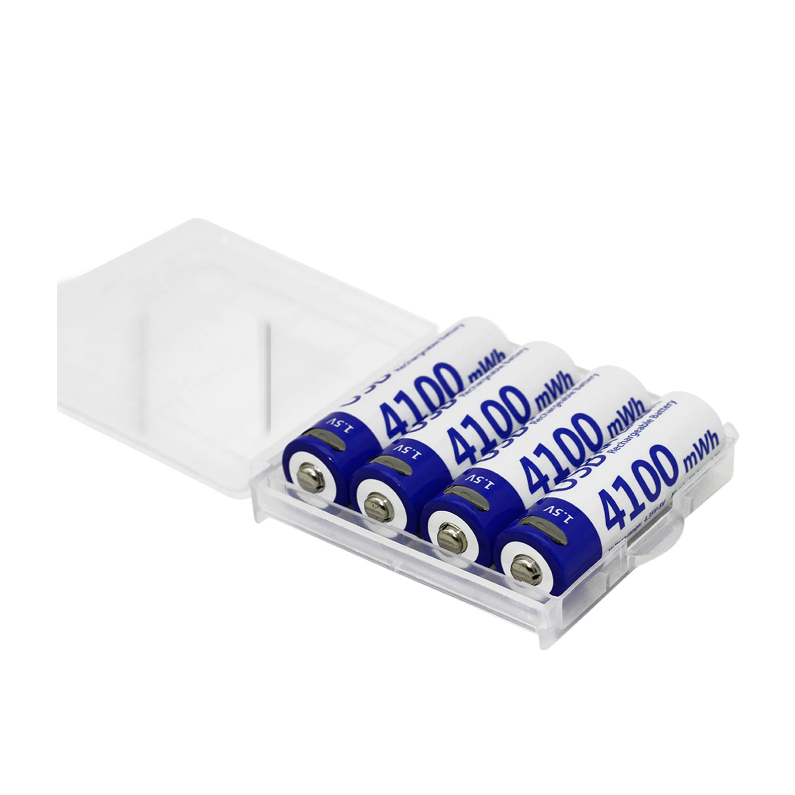 Battery Manufacturer 1.5V AA 4100mWh Large capacity for smart lock toys small appliances USB-rechargeable lithium-ion battery