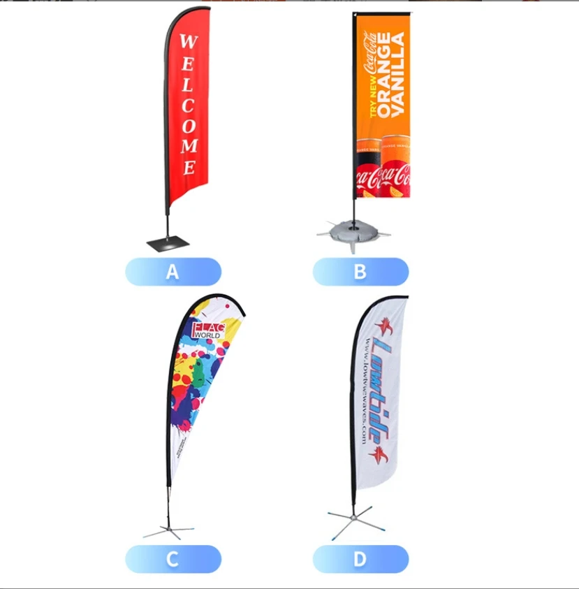 Event Advertising Beach Flying Banner/tear drop flag/Outdoor teardrop beach Banner outdoor flying beach feather flag banner