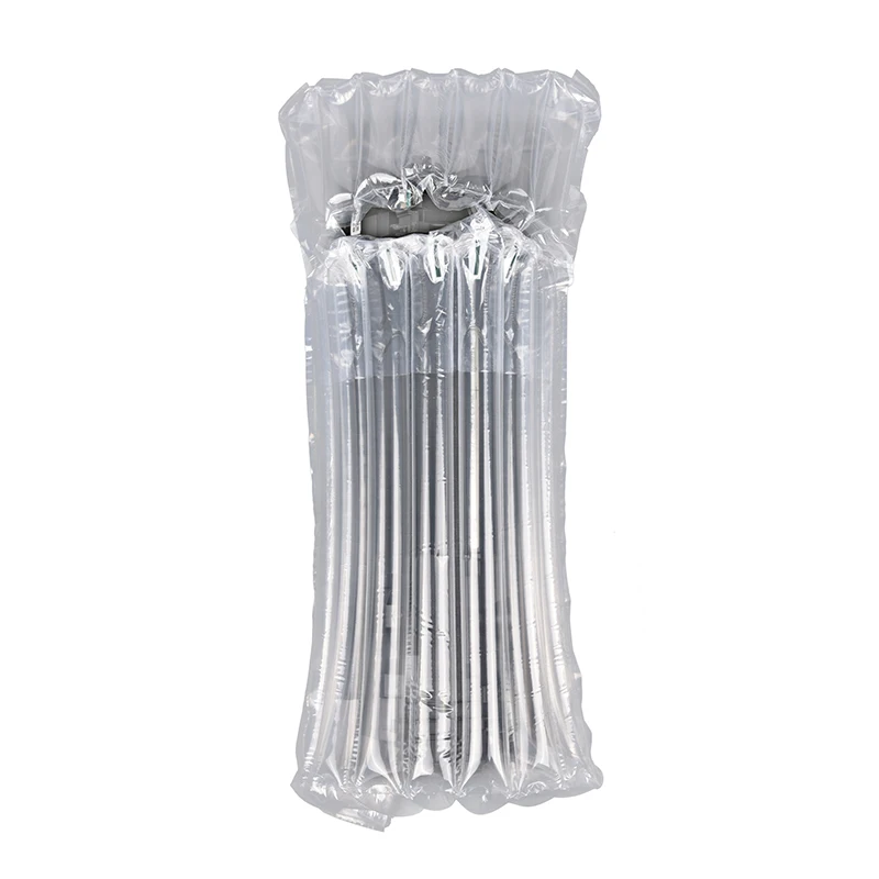Shipping Packaging Cushion Bubble Film for protecting fragile Inflatable Plastic Protective Air Column Bag For Glass Bottle