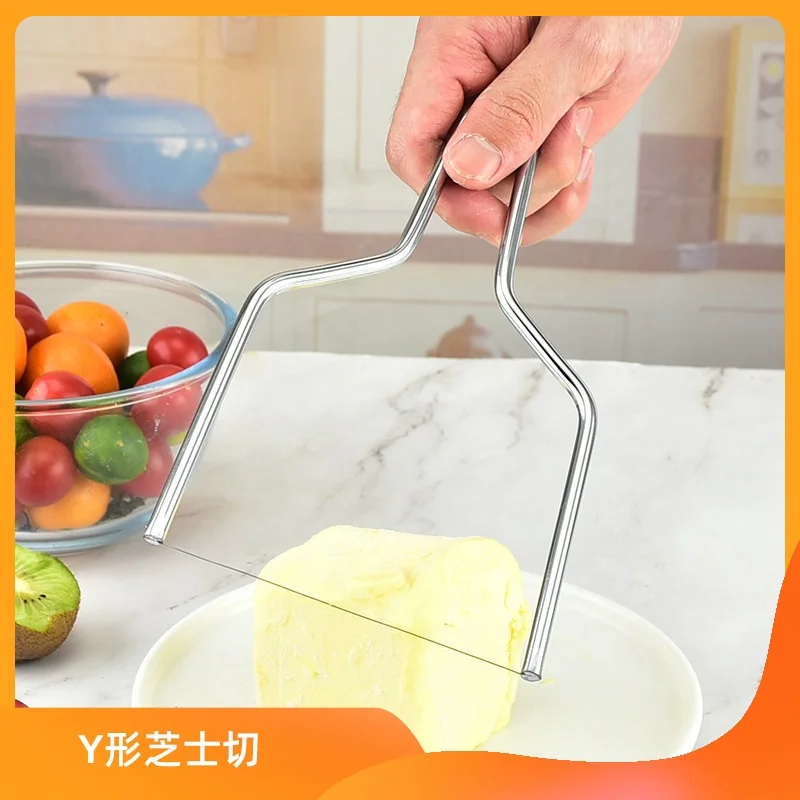 New stainless steel cheese dicing butter slice divider cheese cutter foie gras dicing